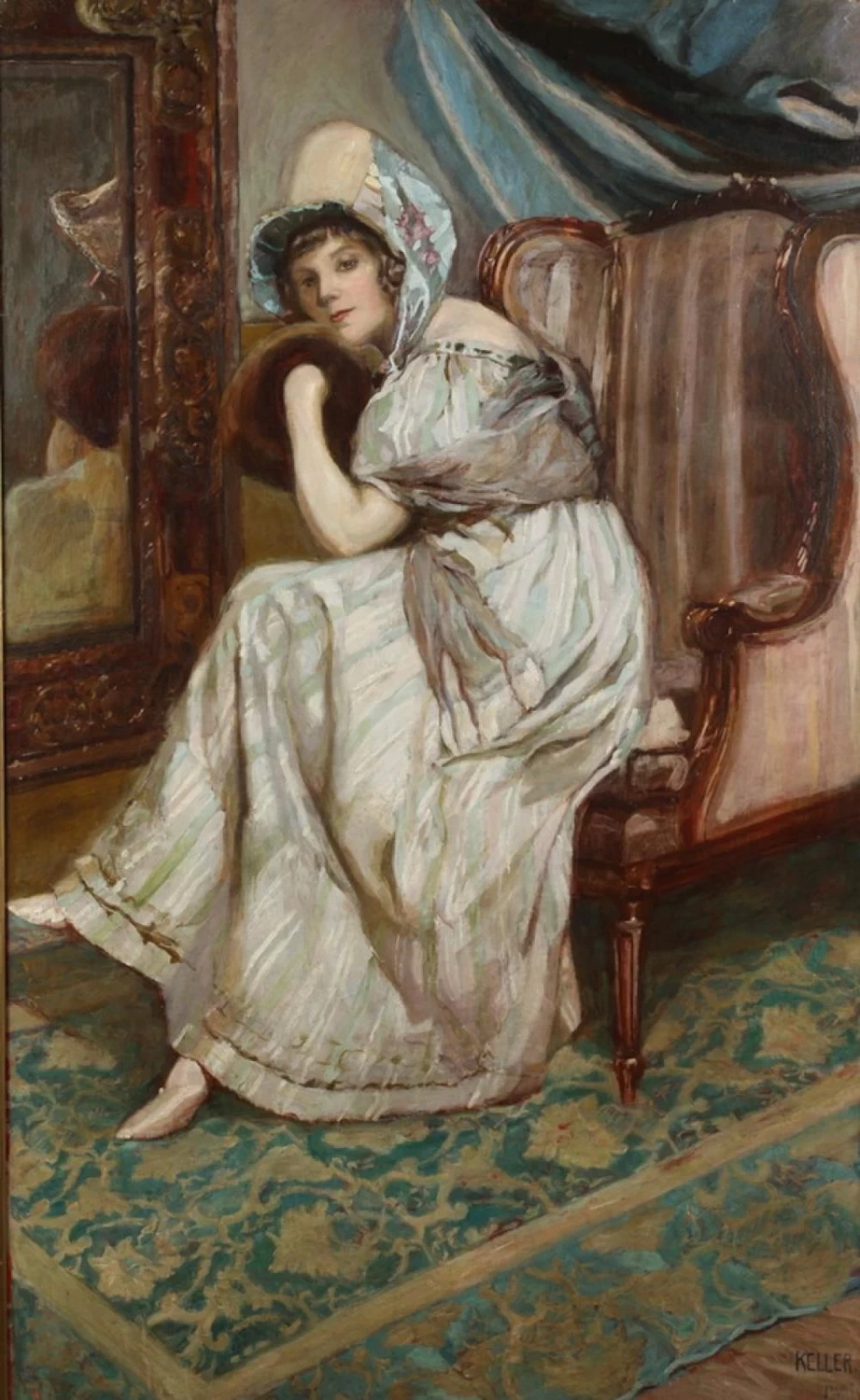 Ritratto di donna in poltrona